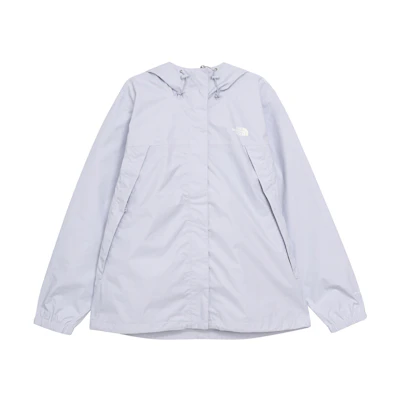 (Women) TNF Antora Logo Waterproof Jacket in Dark Periwinkle. NF0A7QEU-I0E