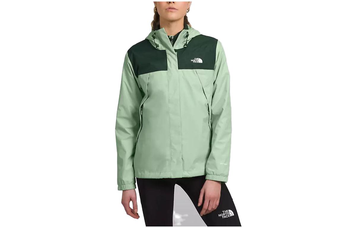 (Women) TNF Antora SS23 Drawstring Hooded Jacket Light Green NF0A7UKN-LFO