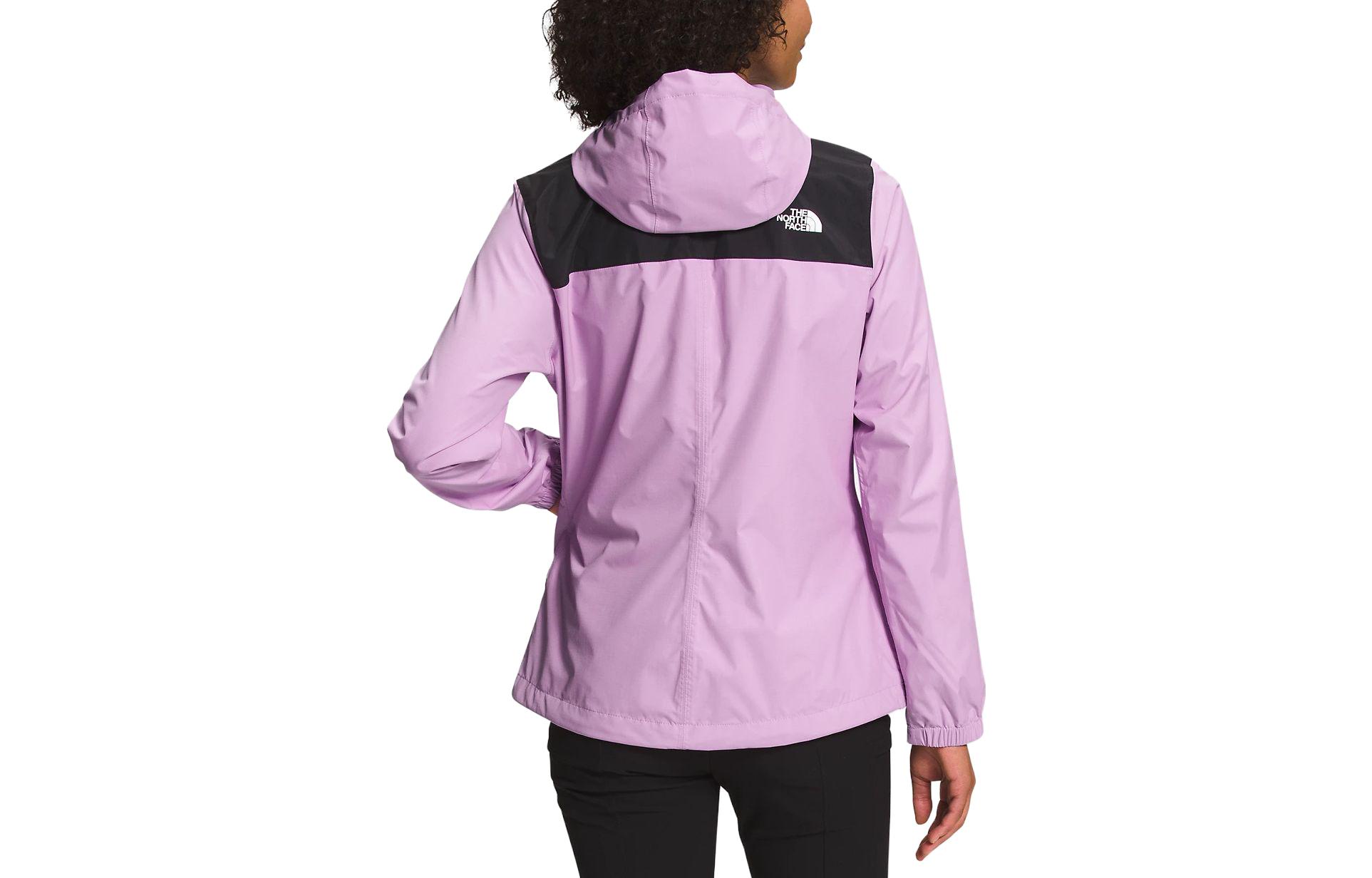 (Women) TNF Antora Waterproof Hoodie Jacket Black Purple NF0A7QEU-P5B 圖 4