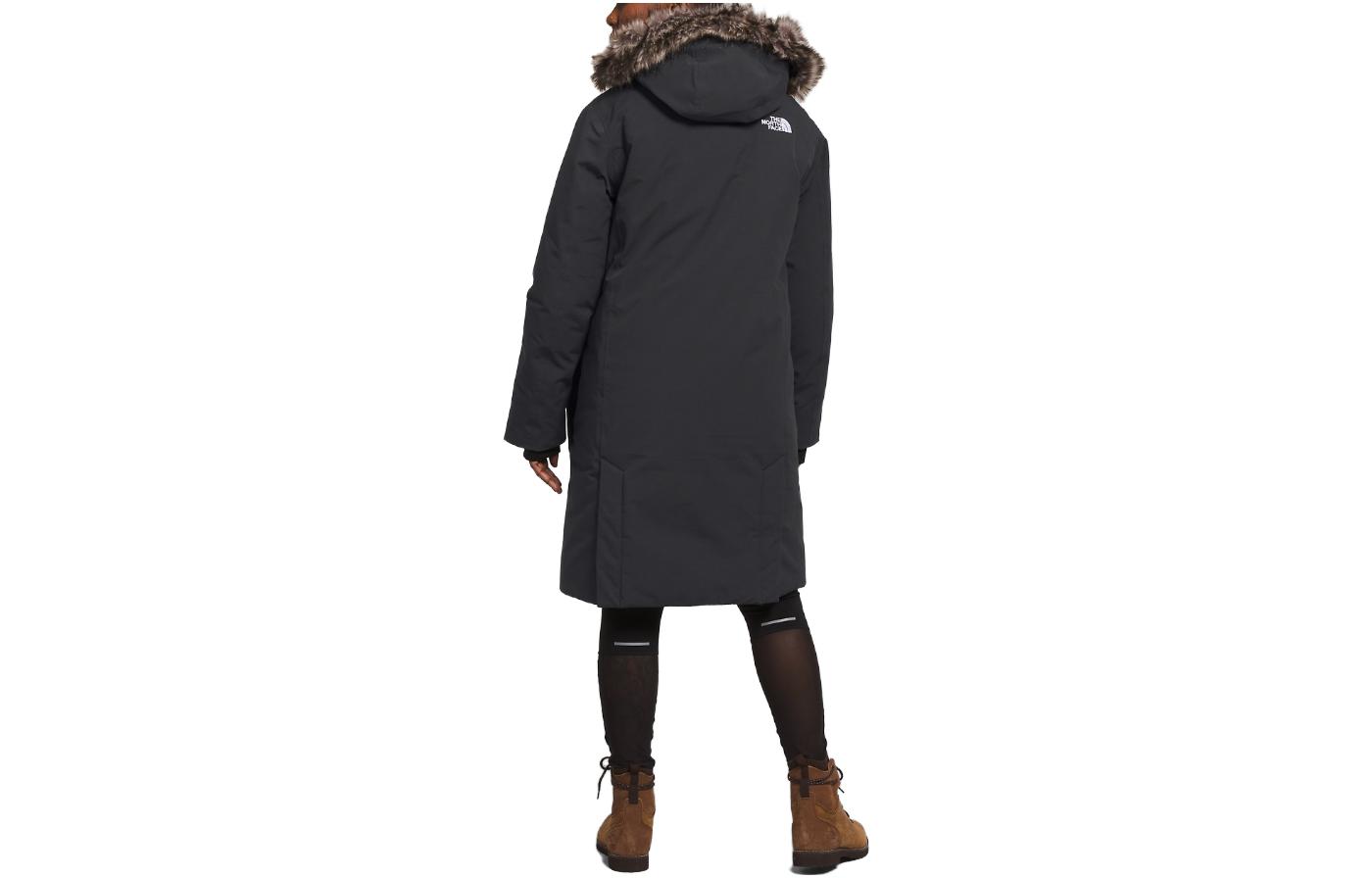 Lookbook (W) 北面 北极派克高级灰长款连帽外套 NF0A84J6-0C5