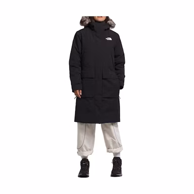 (Women) TNF Arctic Parka Premium Long Zipper Hooded Jacket NF0A84J6-JK3