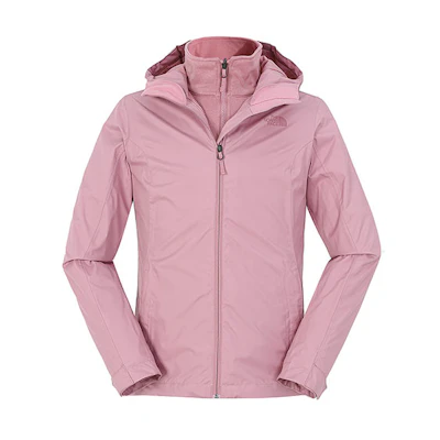 (Women) TNF Arrowood Fleece Tri Jkt - Waterproof 3-in-1 Coat, Pink NF0A5AZW-4SB