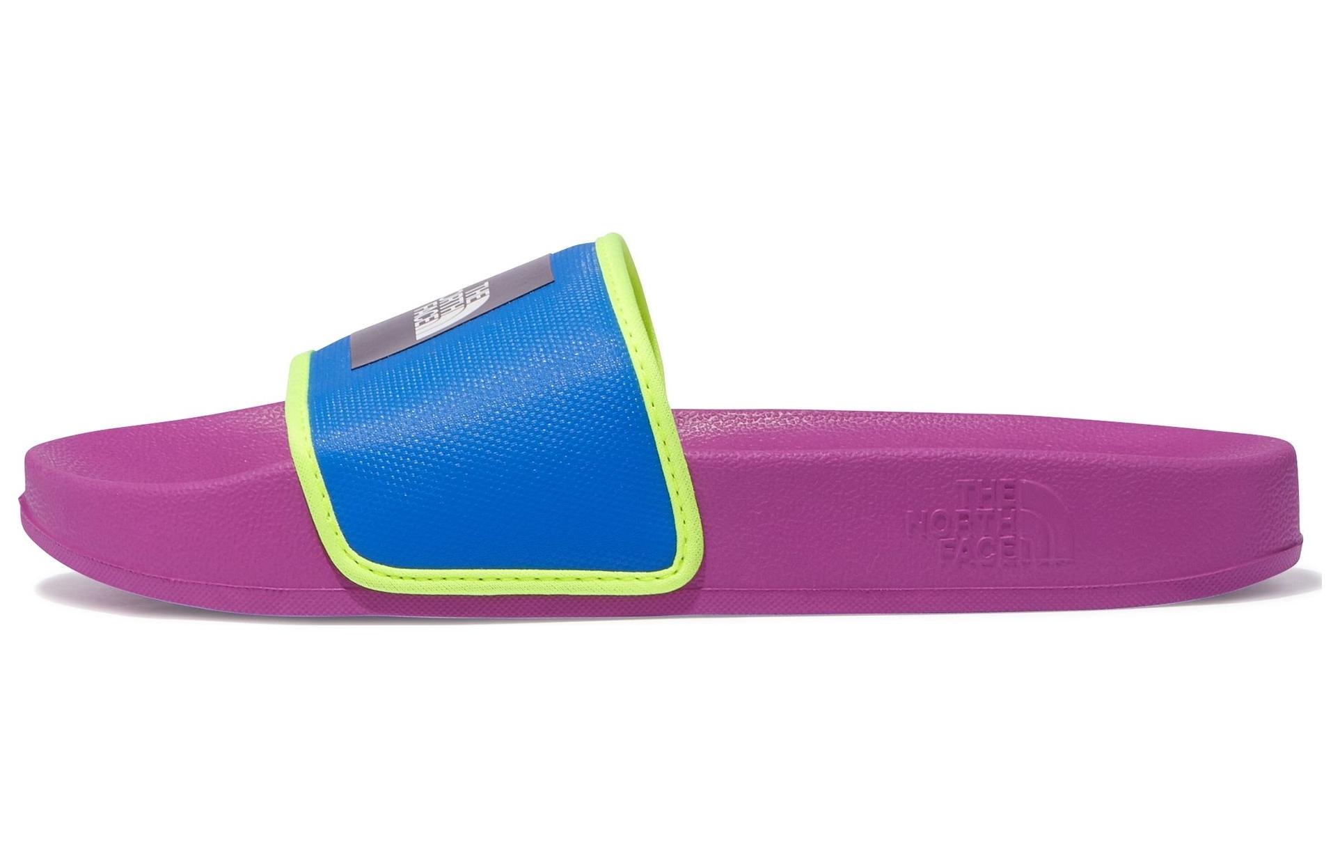 (W) The North Face Base Camp Slide 3 'Blue Purple Yellow'