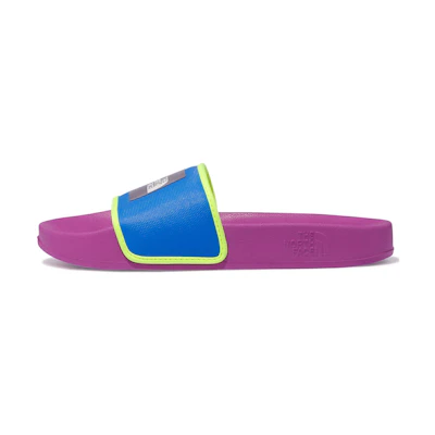 (W) The North Face Base Camp Slide 3 'Blue Purple Yellow'