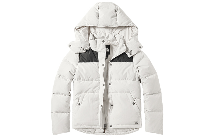 (Women) TNF Beige Colorblock Down Jacket Winter Waterproof NF0A3VUF-11P