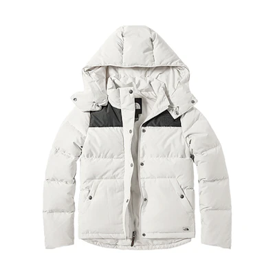 (Women) TNF Beige Colorblock Down Jacket Winter Waterproof NF0A3VUF-11P