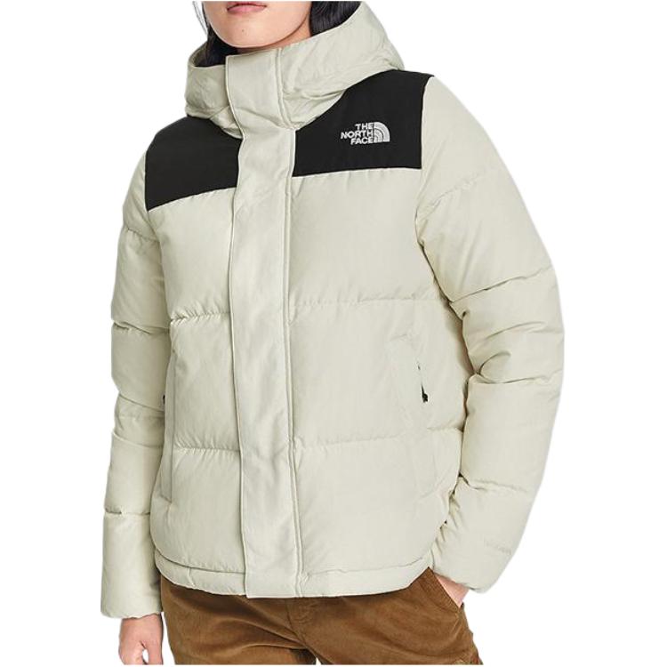 (Women) TNF Beige Embroidered Logo Outdoor Warm Jacket NF0A4NEZ-11P