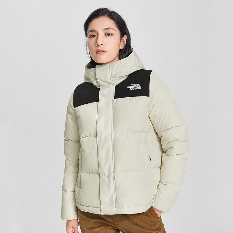 (Women) TNF Beige Embroidered Logo Outdoor Warm Jacket NF0A4NEZ-11P 圖 5