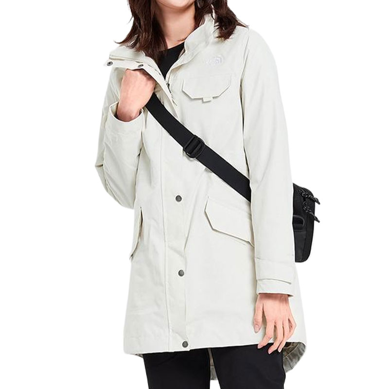 (Women) TNF Beige Waterproof Breathable Outdoor Jacket NF0A497C-11P