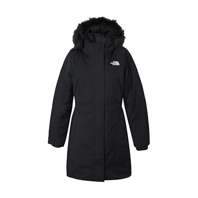 (Women) TNF Black Fur-Trimmed Long Down Parka Jacket NF0A7V2S-JK3