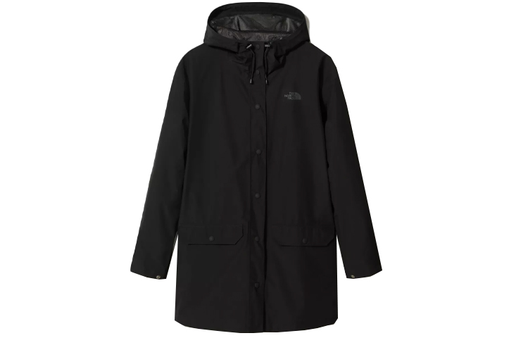 (Women) TNF Black Hooded Waterproof Windbreaker Jacket NF0A4AG8-JK3