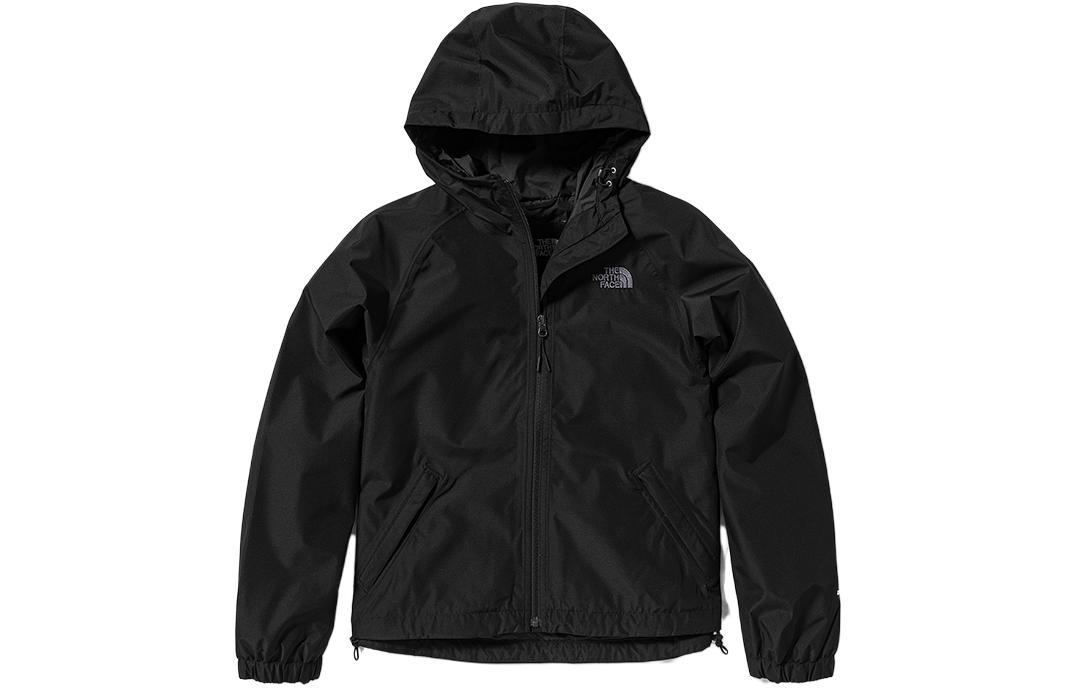 (Women) TNF Black Hooded Waterproof Windbreaker Jacket NF0A81NX-JK3