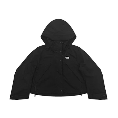 (Women) TNF Black Hooded Windproof Water-Repellent Jacket NF0A83P8-JK3