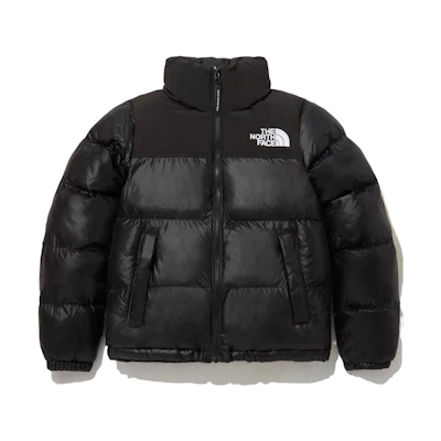 (Women) TNF Black Logo Embroidered Zip-Up Short Jacket NJ3NP85B