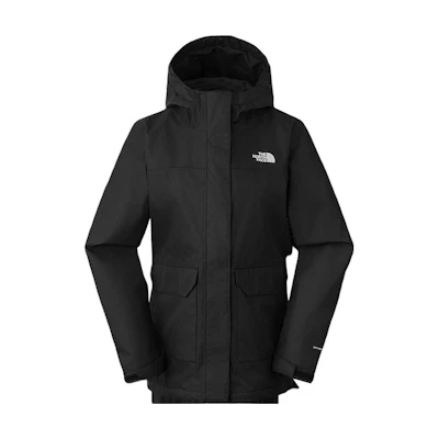 (Women) TNF Black Logo Hooded Windproof Waterproof Jacket NF0A88RS-JK3