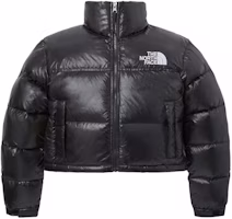 (Women) The North Face Black Nuptse Logo Puffer Jacket NJ1DQ86A (Women) The North Face Black Nuptse Logo Puffer Jacket NJ1DQ86A