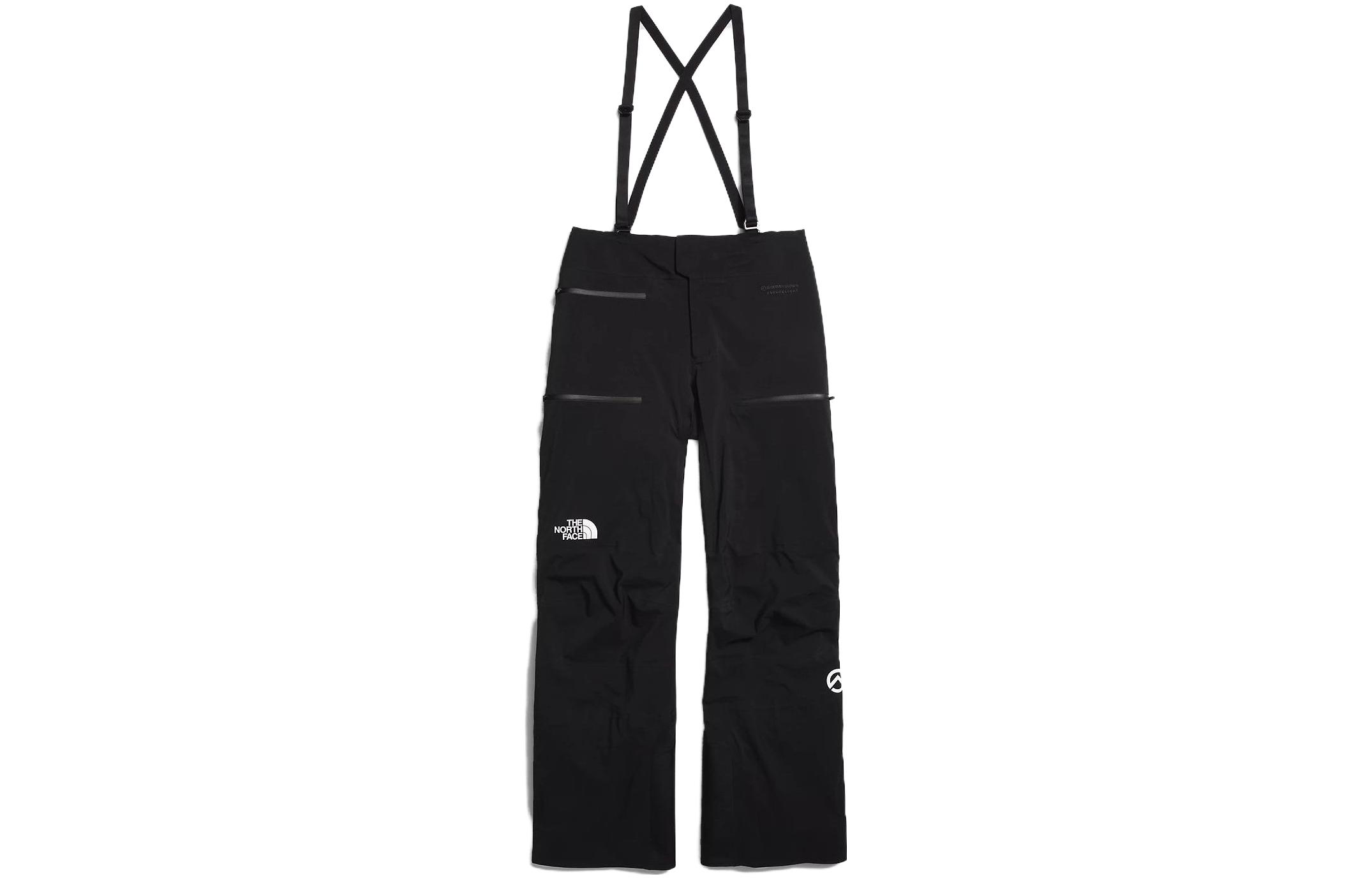 (Women) The North Face Black Relaxed Fit Letter Print Straight Suspender Pants NF0A82WR-JK3