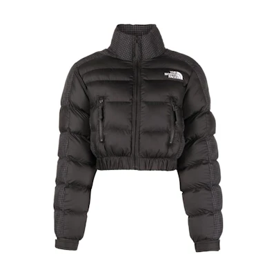 (Women) TNF Black Solid Color Stand Collar Long Sleeve Puffer Jacket NF0A7X37-JK3