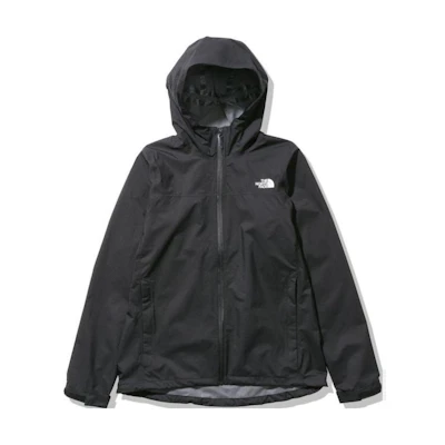 (Women) TNF Black Solid Logo Embroidered Zip Hoodie Jacket NPW12006-K女装