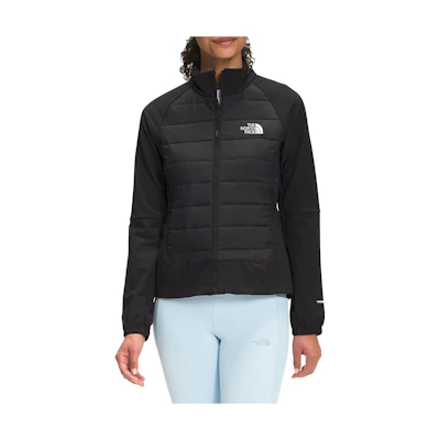 (Women) TNF Black Solid Logo High-Neck Long-Sleeve Jacket NF0A5J7E-JK3