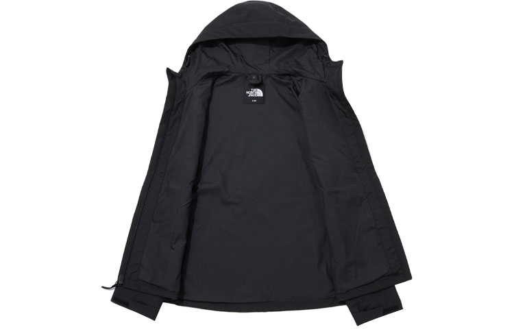 (Women) TNF Black Solid Logo Zip-Up Hoodie Jacket NJ2HP82A 圖 4