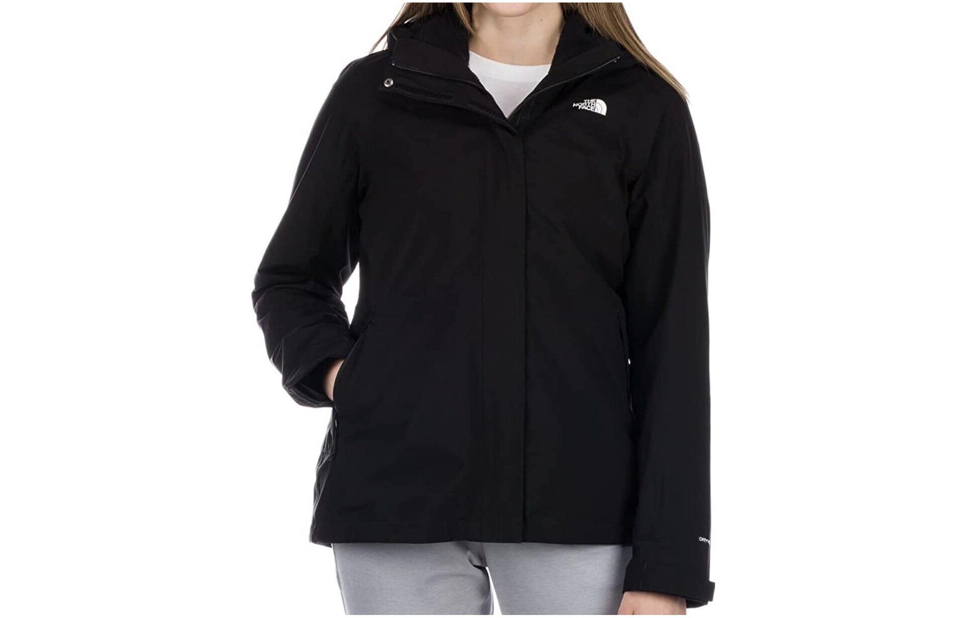(Women) TNF Black Solid Long Sleeve Jacket NNF0A7V3UJK3