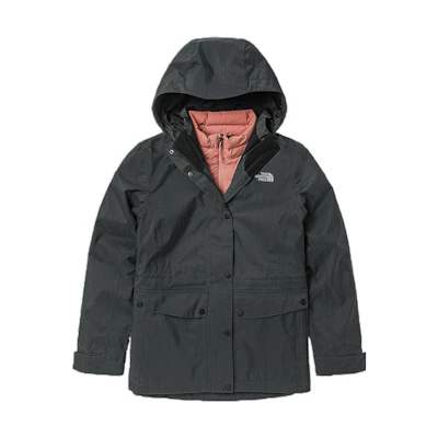 (Women) TNF Black Warrior Waterproof Windproof Jacket - Black NF0A7QRA-6U3