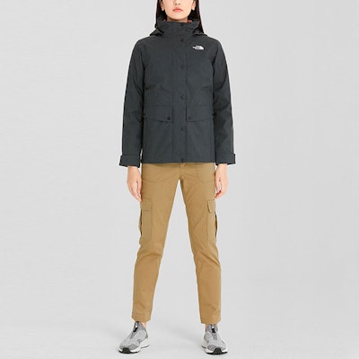 (Women) The North Face Black Warrior Waterproof Windproof Jacket - Black NF0A7QRA-6U3 Purchase (Women) The North Face Black Warrior Waterproof Windproof Jacket - Black NF0A7QRA-6U3