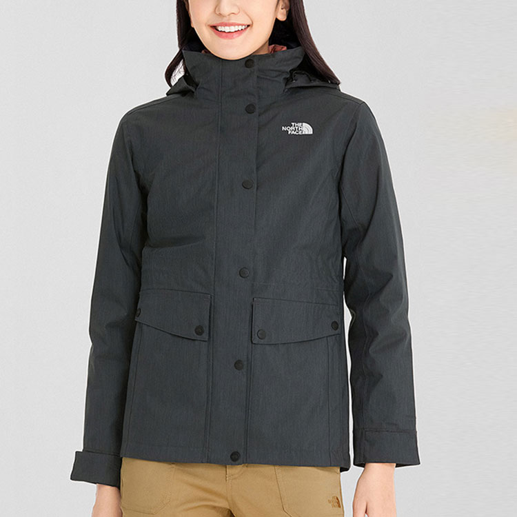Sizing (Women) The North Face Black Warrior  Waterproof Windproof Jacket - Black NF0A7QRA-6U3