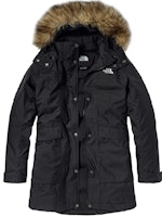 (Women) The North Face Black Waterproof Down Parka with Detachable Hood NF0A4NBM-KS7 (Women) The North Face Black Waterproof Down Parka with Detachable Hood NF0A4NBM-KS7