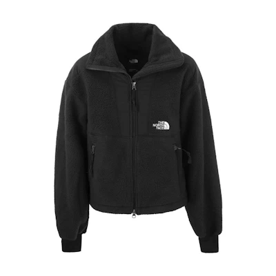 (Women) TNF Black Zip-Up Jacket with Logo Embroidery NF0A7URJ-JK3