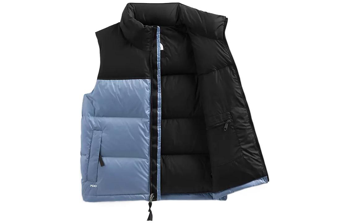 (Women) The North Face Blue Colorblock Logo Down Vest NF0A3XEP-73A