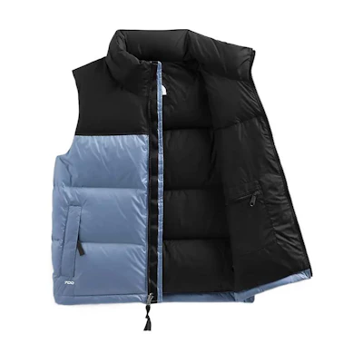 (Women) TNF Blue Colorblock Logo Down Vest NF0A3XEP-73A