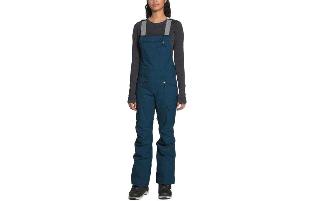 (Women) The North Face Blue Colorblock Waterproof Breathable Ski Pants NF0A3LZW-N8E