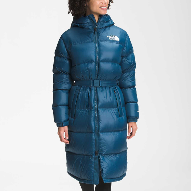 (Women) THE NORTH FACE Blue Logo Long Down Puffer Winter Jacket. NF0A5GIM-BH7 圖 4