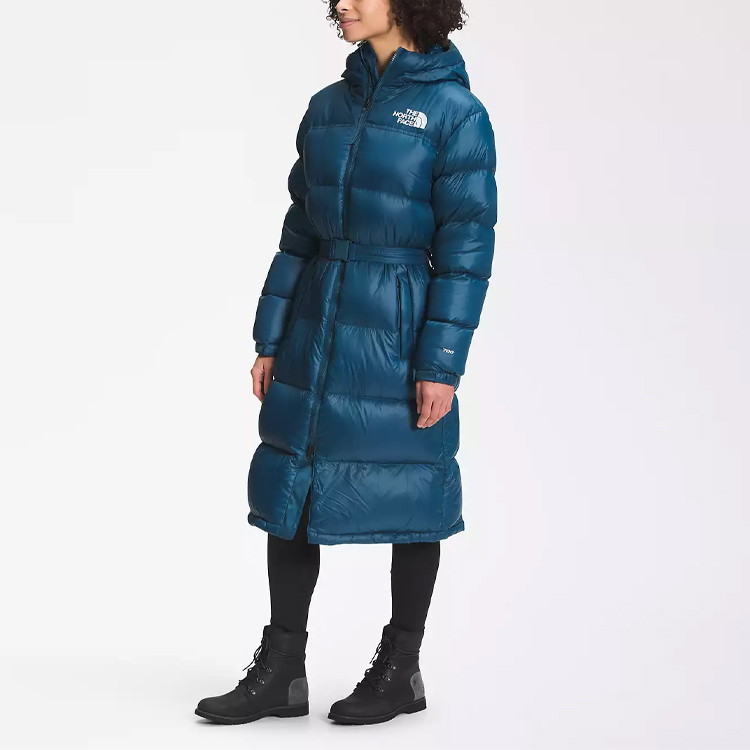 (Women) THE NORTH FACE Blue Logo Long Down Puffer Winter Jacket. NF0A5GIM-BH7 圖 6