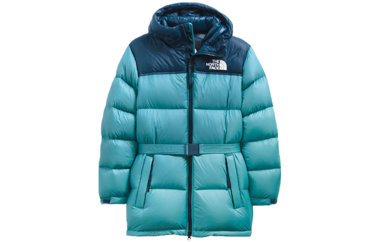 (Women) TNF Blue Puffer Down Jacket Winter Casual Hoodie NF0A5GIL-9NQ