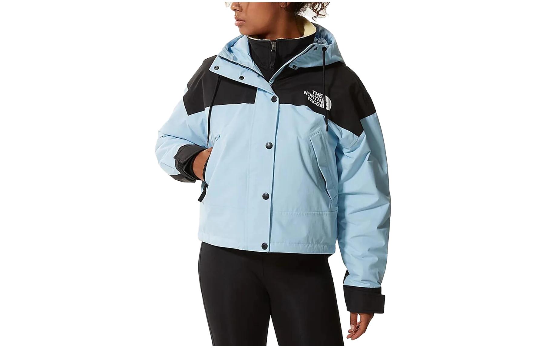 (Women) TNF Blue Reign On Logo Printed Hooded Jacket NF0A3XDC-3R3
