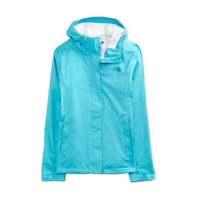 (Women) TNF Blue Waterproof Logo Hooded Jacket NF0A2VCR-ECW