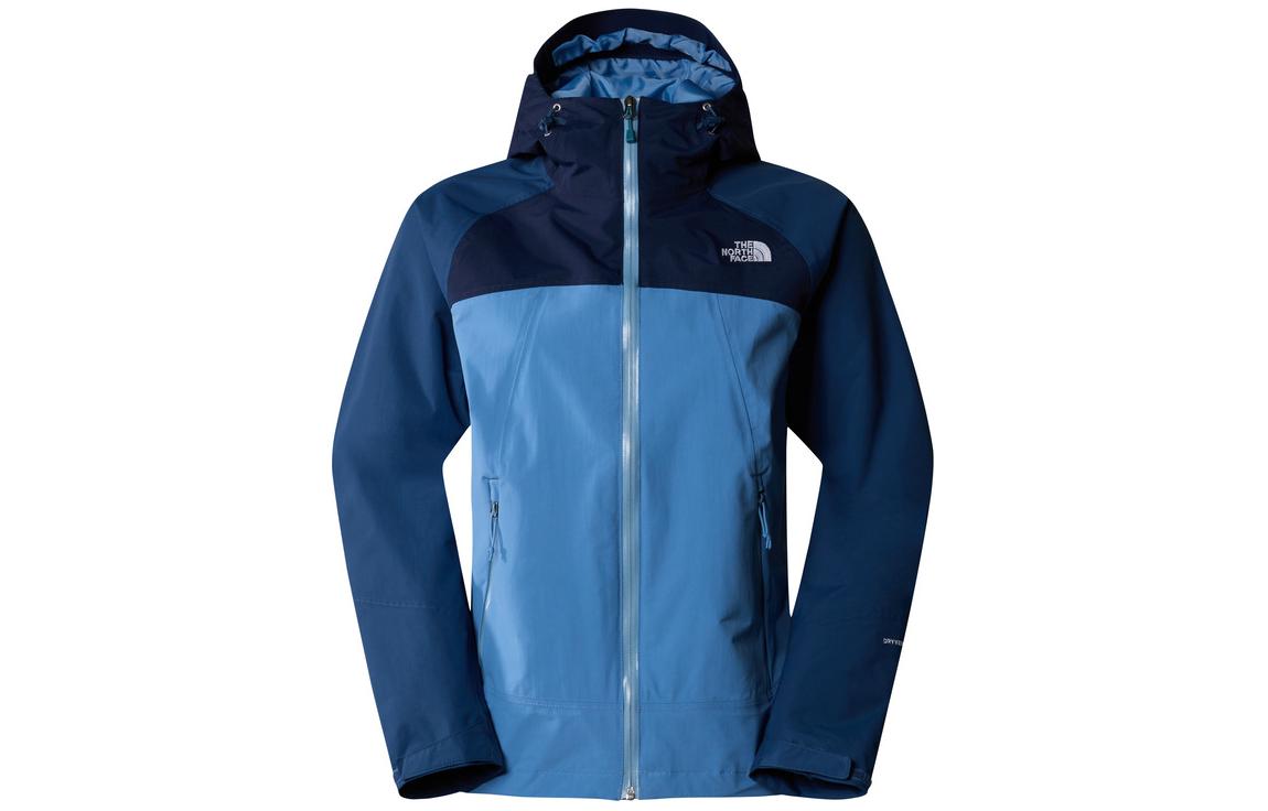 (Women) TNF Blue Waterproof Windbreaker Hooded Jacket NF00CMJ0-WUI