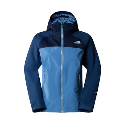 (Women) TNF Blue Waterproof Windbreaker Hooded Jacket NF00CMJ0-WUI