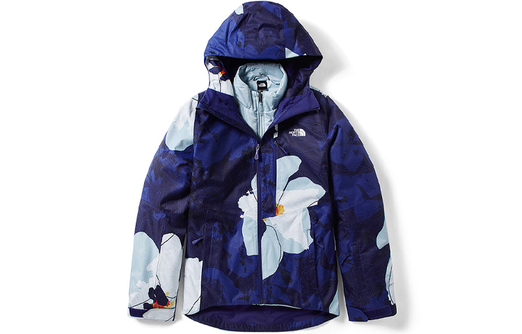 (Women) TNF Blue Windproof Insulated Hooded Jacket NF0A3M4B-FQ5 圖 2