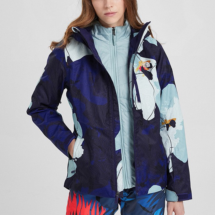 (Women) TNF Blue Windproof Insulated Hooded Jacket NF0A3M4B-FQ5 圖 5