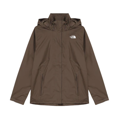 (Women) TNF Brown Urban Exploration Logo Waterproof Hooded Jacket NF0A8AV8-1OI