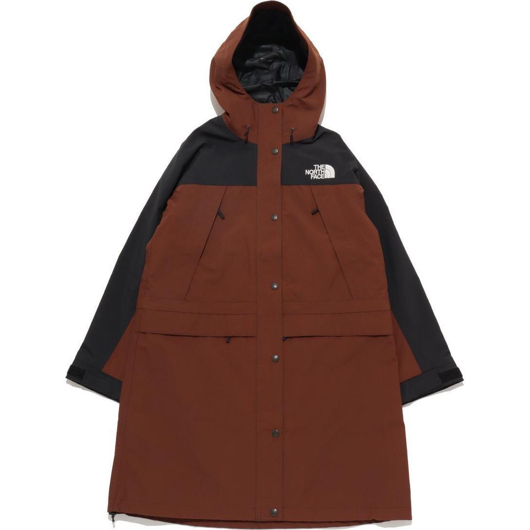 (Women) TNF Brown Waterproof Longline Hooded Jacket NPW62237-DK