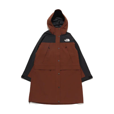(Women) TNF Brown Waterproof Longline Hooded Jacket NPW62237-DK