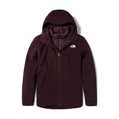 (Women) TNF Burgundy Logo Print Waterproof Jacket NF0A4NFB-0YK