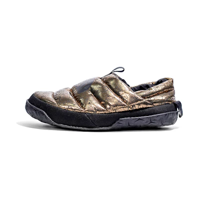(W) The North Face Nuptse Mule Metallic 'Metallic Bronze Tnf Black'