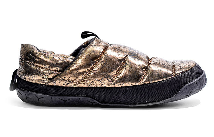 (W) The North Face Nuptse Mule Metallic 'Metallic Bronze Tnf Black' 圖 2