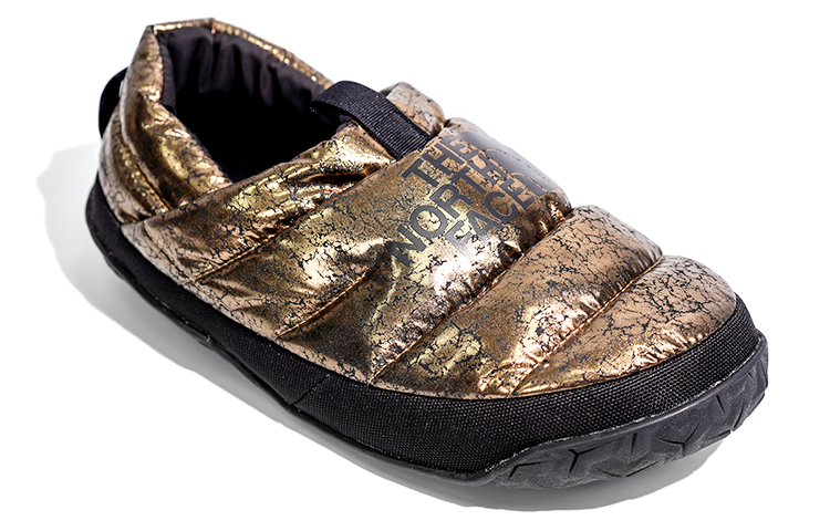 (W) The North Face Nuptse Mule Metallic 'Metallic Bronze Tnf Black' 圖 3